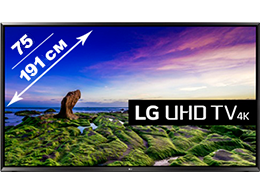 Аренда плазменной панели 75 дюймов (191 см) LG - Samsung 4К